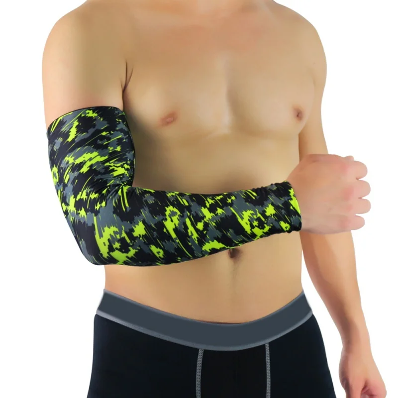 

1 PC Cycling Cuff Elbow Sun Good Protection Volleyball Golf Sleeves Anti-UV Cover Hands Camouflage Camping Sports Arm Sleeve