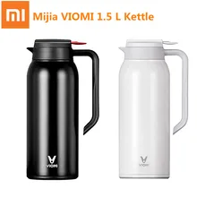 1 Mi Mijia VIOMI 1,5 л чайник термос чашки из нержавеющей стали Вакуумная 24 часа колба для воды «Умная» бутылка термос один