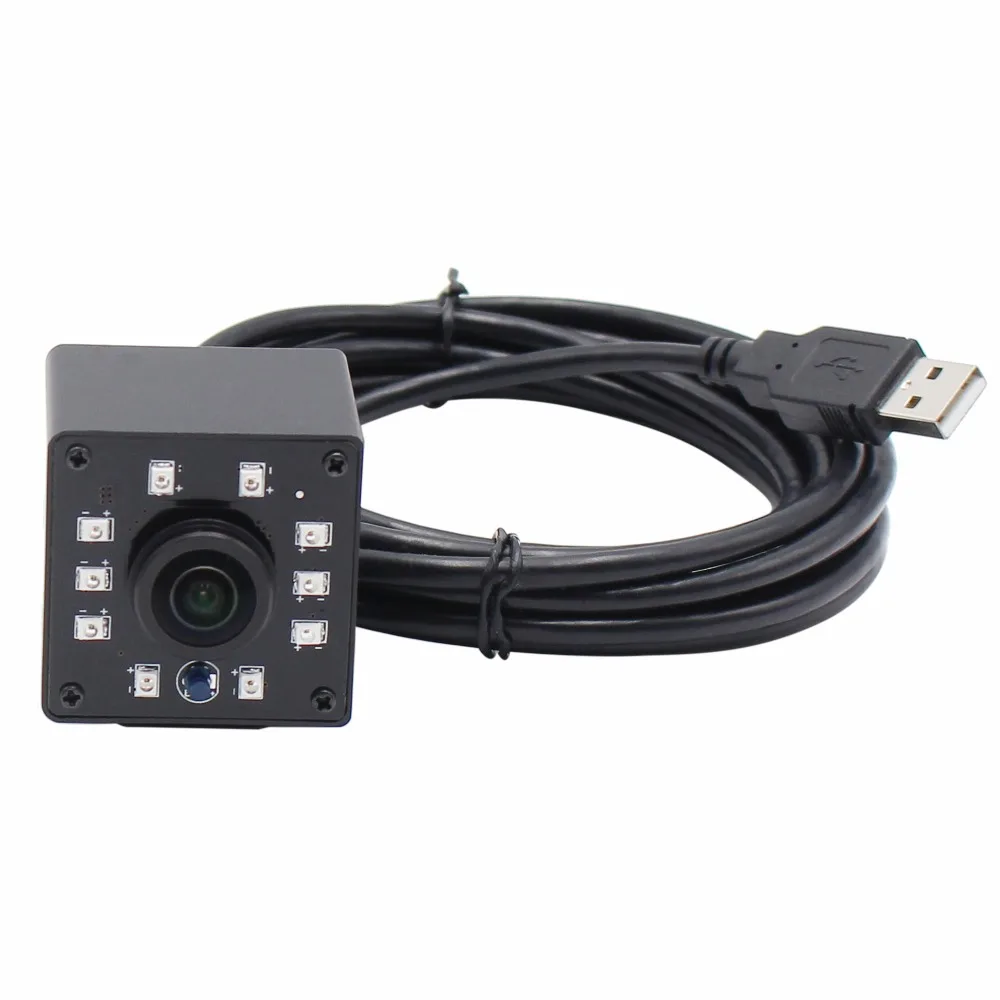 ELP 5MP Aptina MI5100 1,56 мм широкий формат рыбий глаз ИК инфракрасный ночное видение мини камера Веб-камера USB для портативных ПК, планшеты