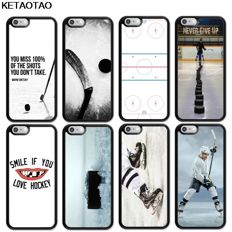 KETAOTAO Love Ice Hockey спортивные чехлы для телефонов с принтом iPhone 4S 5C 5S 6S 7 8 SE 5Plus XR XS Max