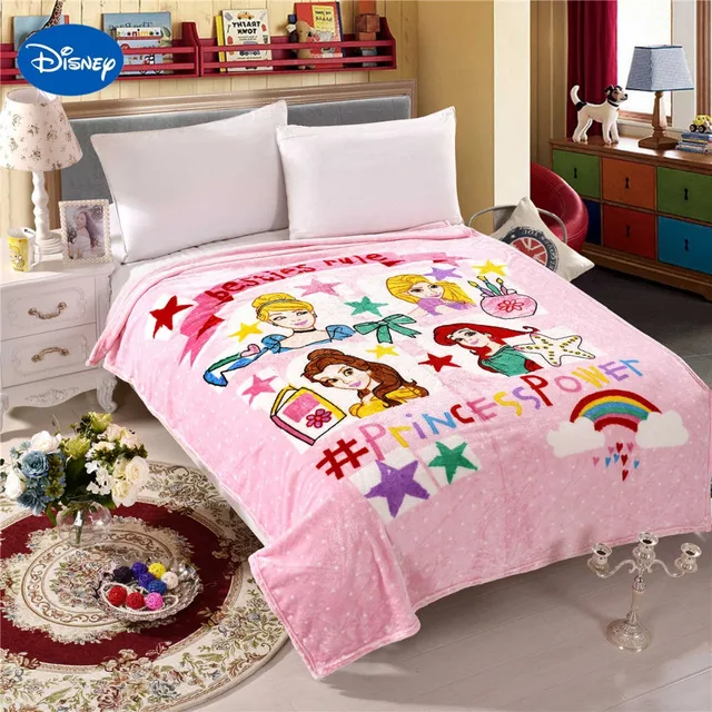 disney cartoon character princess printing blankets bedding 150 princess printing