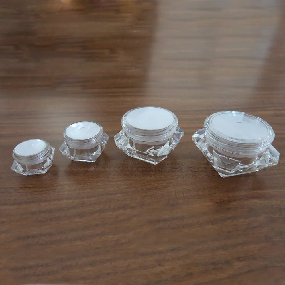 Портативный пластиковый контейнер для ногтей 50 ярдов 10 г 1 мерка 30 г|clear plastic