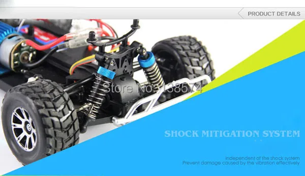 Большой WLtoys A969 Vortex 2,4G 4WD 1/18 масштаб электрический RC высокоскоростной автомобиль RTR игрушка подарок Счастливый