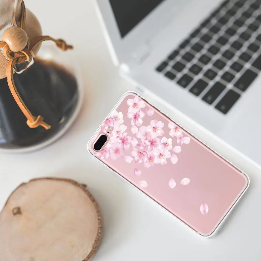 

Mobile Phone Case Simple Pattern TPU Color Printing Cell Phone Cover Elegant Smart Phone Shell For iPhone Series