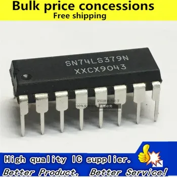 

Freeshipping 10pcs/50pcs/100pcs SN74LS379N HD74LS379P 74LS379 dip-16 hexadecimal and 4-d flip-flop