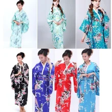 Модное кимоно японская традиционная юката кимоно винтажное японское Obi вечернее платье сценические костюмы для женщин