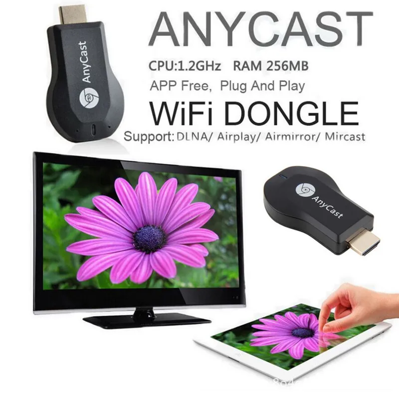 128 М Anycast m4 m2 Miracast любой литой беспроводной DLNA AirPlay зеркало HDMI ТВ палка Wifi Дисплей