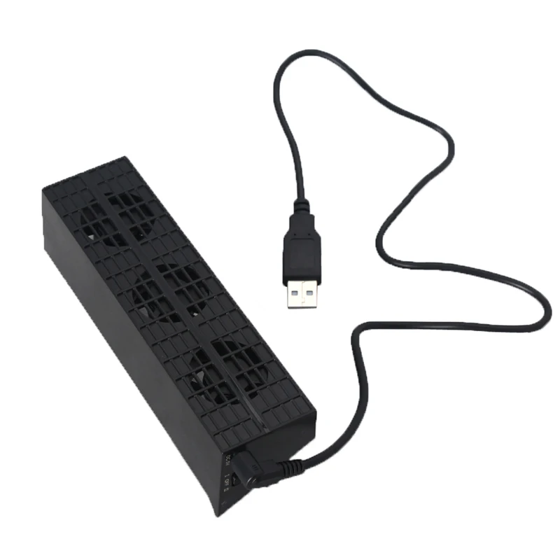 Cooling Fan Heat Exhauster Cooler Temperature Control For PS4 Game Console Slim