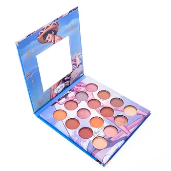 

MISS ROSE Makeup eyeshadow Palette Matte Shimmer Eye shadow Luminous Long-lasting Natural Shimmer Cosmetics 16 Colors