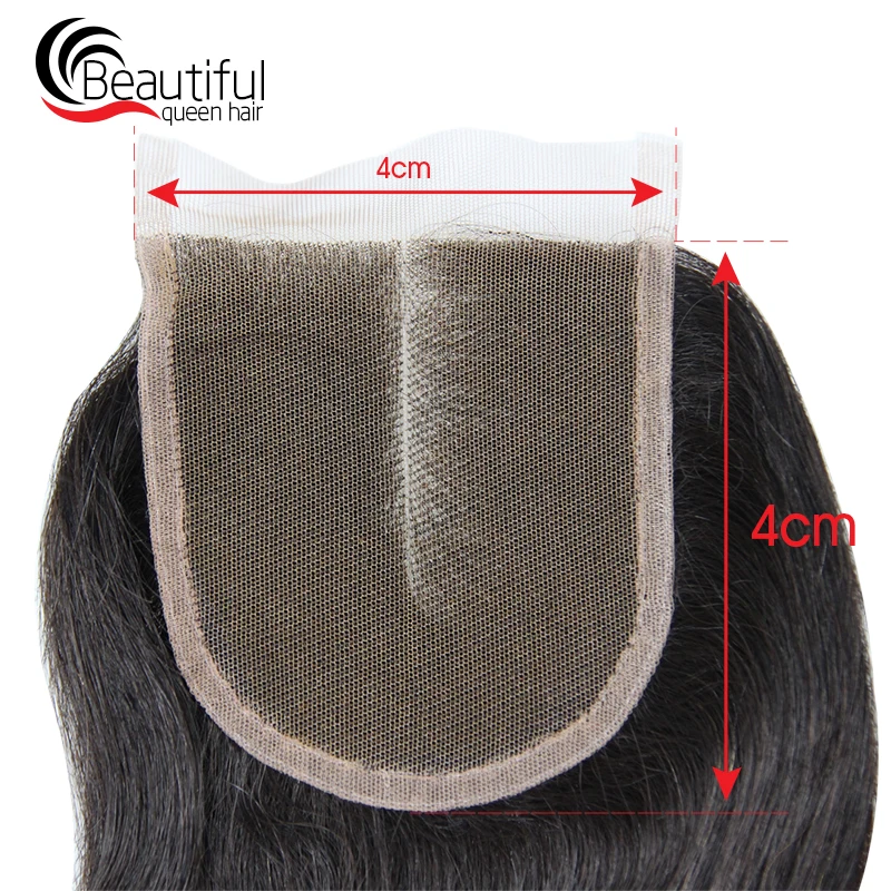 Красивые queen hair перуанский прямые волосы 3 шт. человеческие пряди с закрытием