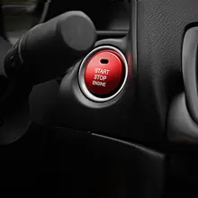 Start Engine Button Replace Cover STOP Key Accessories Switch Decoration Universal For Mazda 3 BM BN 6 GJ1 GL CX-4 CX4 CX-5