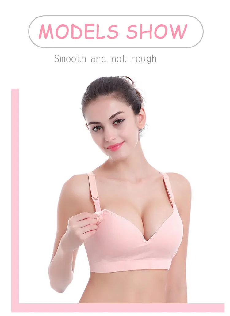 09Artificial Silk Cotton Bra Natural Silks Nursing Bras Pregnancy Clothes for Feeding Bra 2019 Breastfeeding Breast Allaitement  (7)