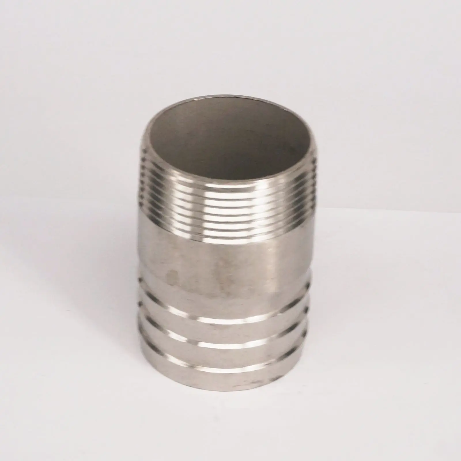 

1-1/2" BSPT Male x Fit 1.8" I/D Hose Barb 304 Stainless Pipe Fitting Hosetail Connector Water Gas Oil