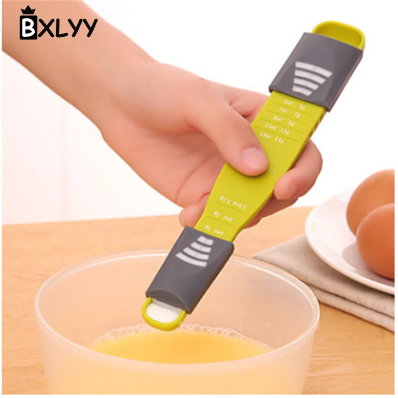 

BXLYY Kitchen Baking Tools Adjustable Measuring Spoon Kitchen Accessories Cake Decoration Tools for Baking Party Decoration.6z