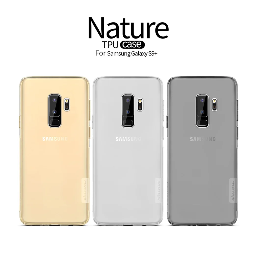 Для samsung Galaxy S8 S9 S8+ S9+ Plus чехол Nillkin Nature прозрачный мягкий кремний ТПУ Защитная крышка для samsung S9 плюс