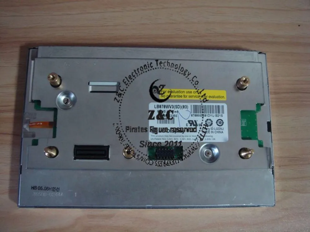 LB070WV3 (SD) (03) LB070WV3-SD03 оригинальный 7-дюймовый ЖК-дисплей для GPS навигационной системы