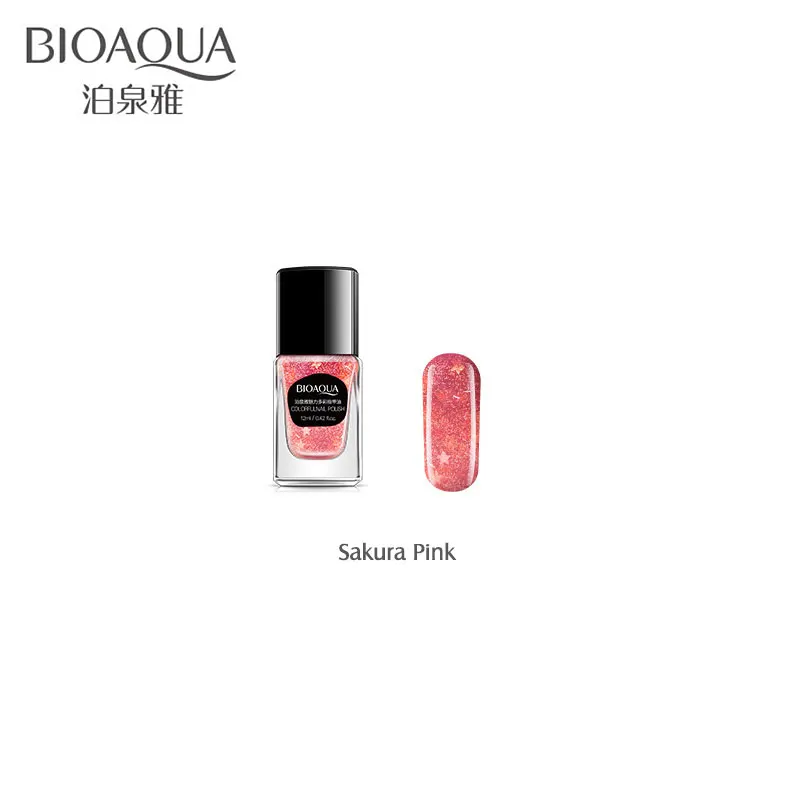 Гель-лак для ногтей BIOAQUA, долговечный, 12 мл, цветной лак для ногтей, УФ, замачиваемый гель для ногтей, долговечный Гель-лак для ногтей, красота - Цвет: Sakura Pink