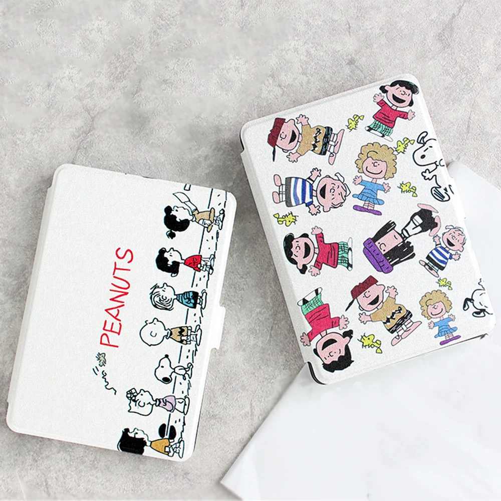 

Cartoon Case for Amazon Kindle Paperwhite 1/2/3 Print PU Protective Shell for New Kindle Paperwhite 4 Ultra-thin 6'' Case