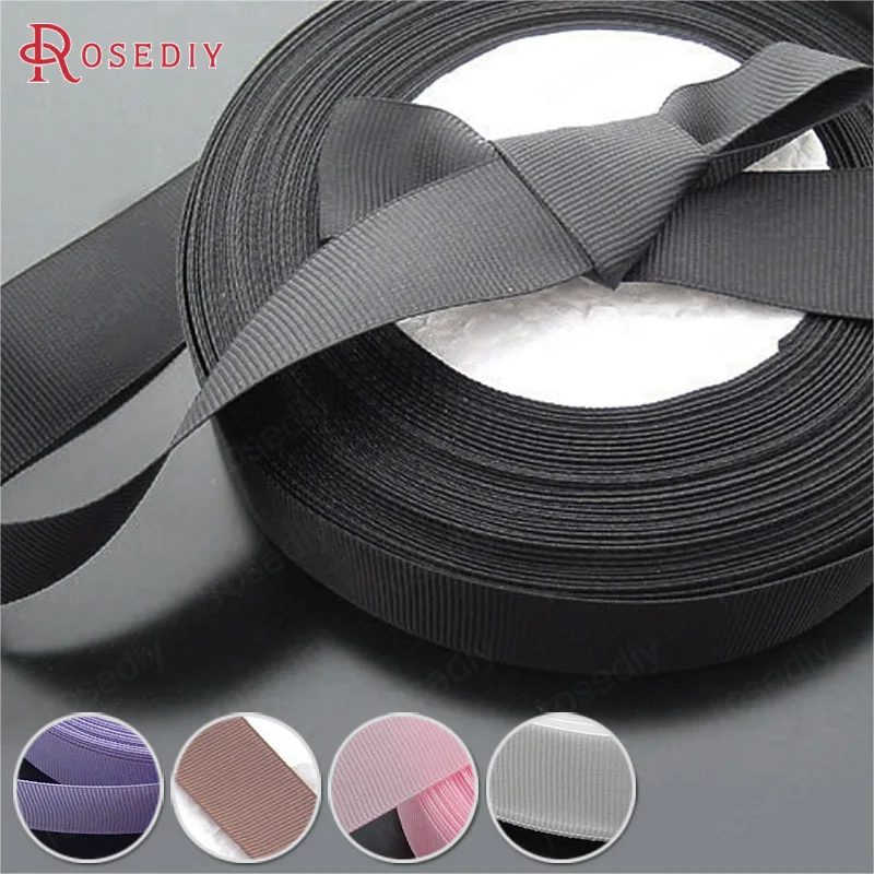 

20-22 Meters 10MM 13MM 15MM 20MM 25MM 40MM 50MM Polyester Grosgrain Ribbon Rope Diy Jewelry Findings Accessories Wholesale
