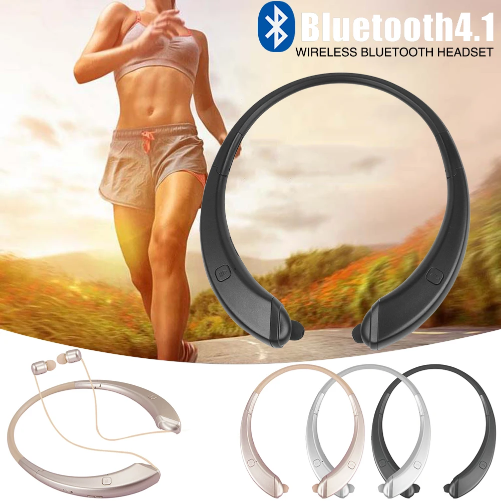 Тип Водонепроницаемый 4,1 бинаурального типа шеи водонепроницаемый 4,1 Bluetooth спортивные наушники стерео беспроводной складной Bluetooth гарнитура