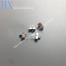 Free shipping 100PCS SS12D00 SS-12D00 SPDT toggle switch Interruptor on-off mini 1 Way 2 Band Slide Switch PCB Mount ROHS
