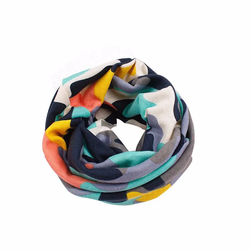 Осенне-зимний детский шарф детские нагрудники для маленьких девочек и мальчиков, шарфы с круглым кольцом, милые детские воротники, детское кольцо, шарф