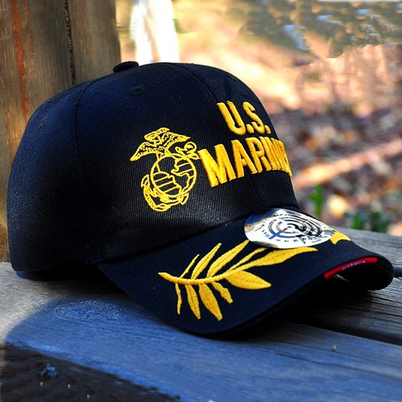 HAN WILD marca Marines sombreros ee.uu. Tactical gorra De béisbol ajustable Casual Mens Army Caps letra Marines Gorras De Beisbol HANWILD