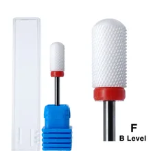 Керамическое сверло-резак для ногтей аппарат для ногтей Электрическая Дрель Маникюр Педикюр машина Сменные биты инструменты для ногтей