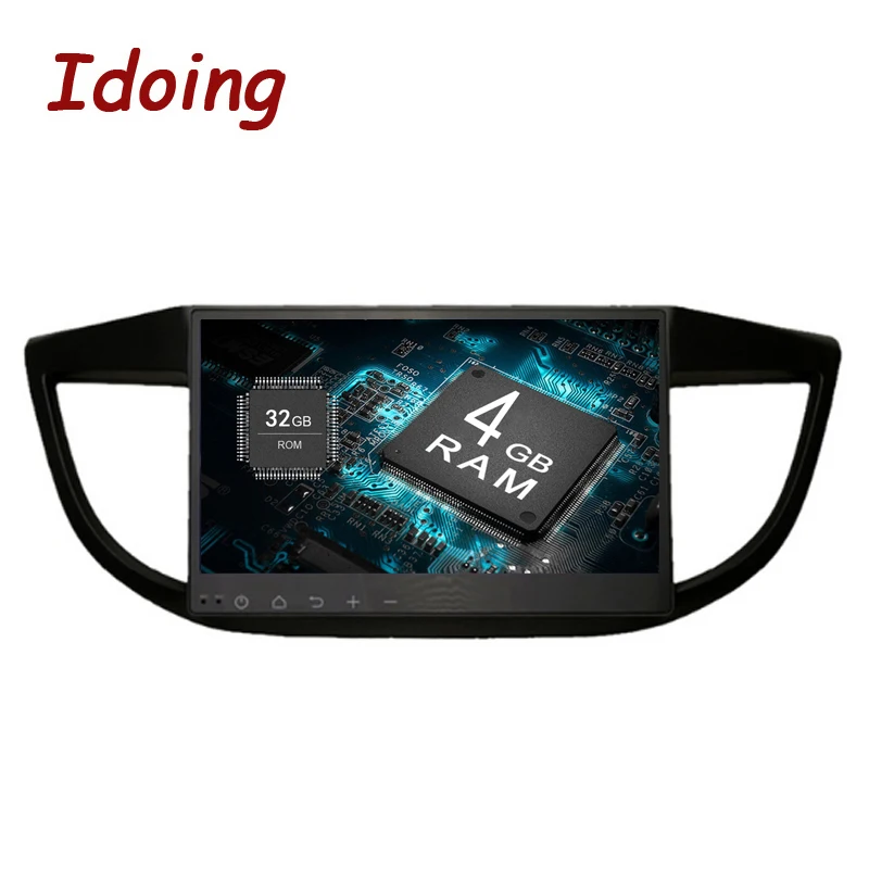 

Idoing 1Din 10.2"Car Multimedia Player 4G+32G 8Core Android8.0/7.1For Honda CRV 2012-2014 Steering-Wheel Navigation Fast Boot