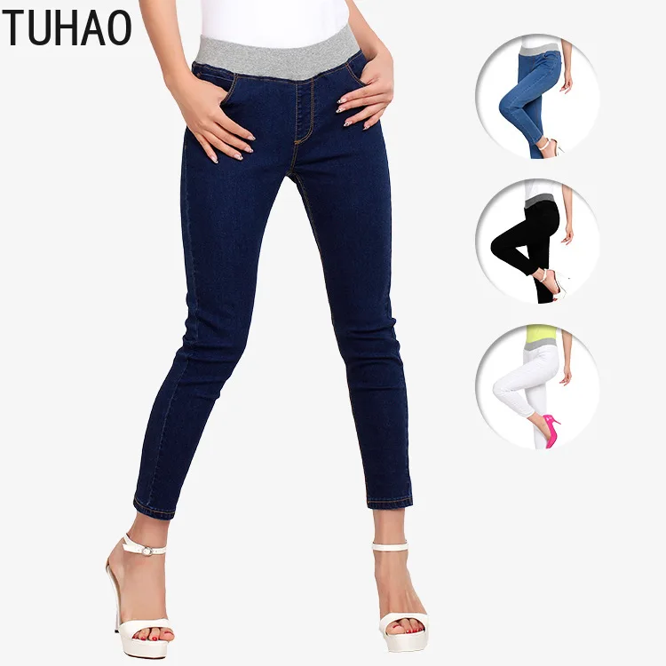 

TUHAO 2019 spring women fashion women Jeans for Women Jeans Woman plus size 9XL 8XL 7XL 6XL Stretch Jeans female denim AKZ