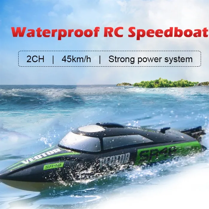 

VOLANTEXRC 795 - 3 Waterproof RC Boat RTR 2CH 45km/H 2600KV Brushless Motor Radio Control Speedboat Summer Water Toy