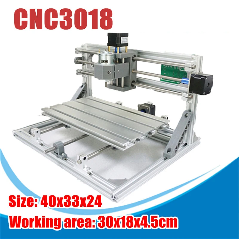 

3018 3 Axis Red CNC Wood Engraving Carving PCB Milling Machine Router Engraver GRBLControl