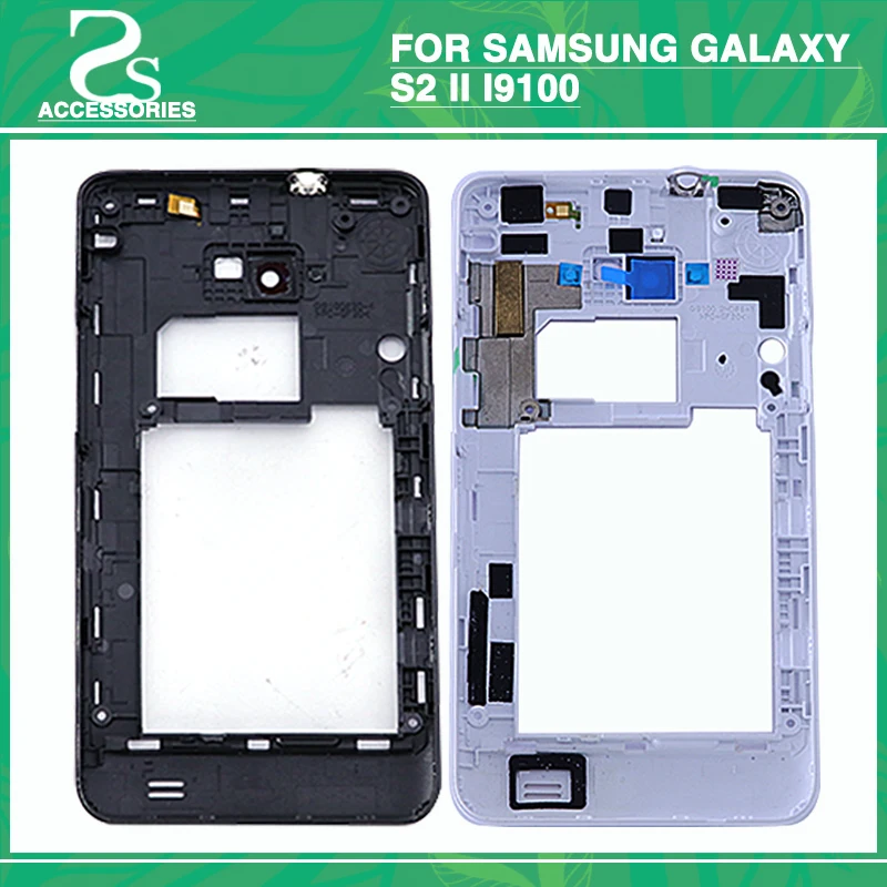 

New i9100 Middle Frame For Samsung Galaxy S2 II i9100 Middle Frame Back Bezel Repair Replacement Parts