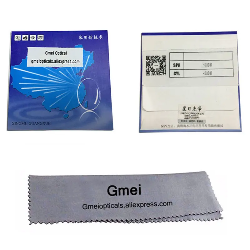 1.61 Super tough Photochromic Digital Free Form Progressive Prescription Optical Lenses With Fast Color Changing Performance