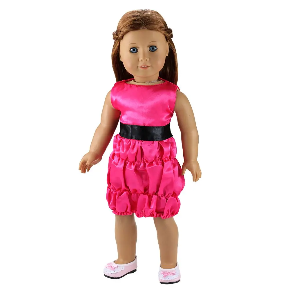 

New Handmade High Quality Doll Accessories 43 cm doll clothes For 18'' American Girl Baby Doll Reborn Lovely Outfit Best Gift