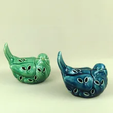 Фарфор птица любителей миниатюры ажурные керамика птичка возлюбленных скульптуры украшения подарок и Ремесло Украшение Аксессуары