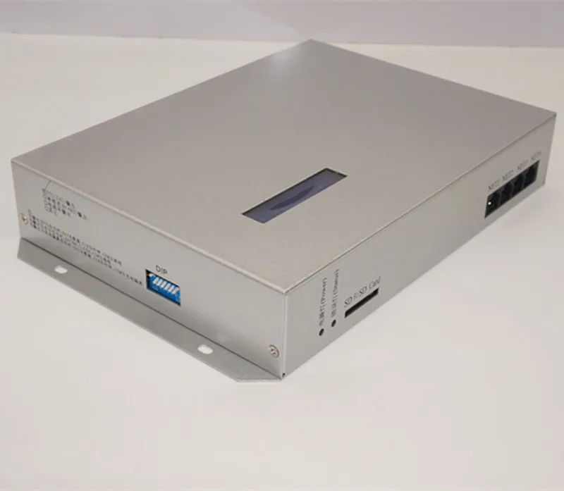 T-300K T300K sd-карта онлайн через ПК RGB полноцветный светодиодный пиксельный модуль контроллер 8 портов 8192 пикселей ws2811 ws2801 ws2812b Светодиодная лента