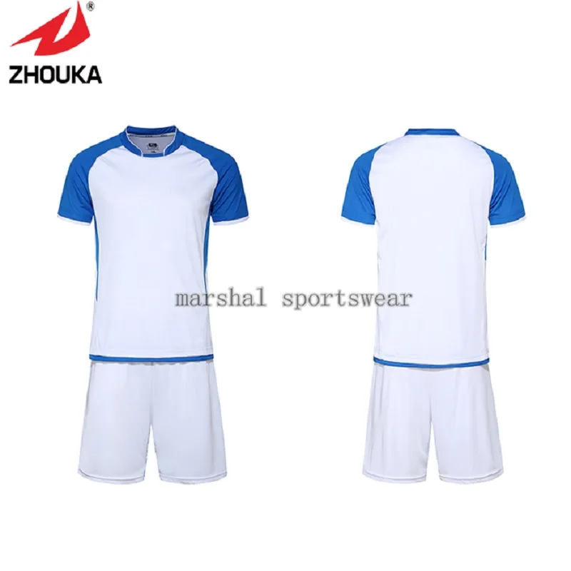 

2016 Zhouka Summer Short sleeve Straight collar Men's Soccer jerseys In stock