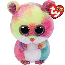 Ty Beanie Боос 6 "15 см Родни разноцветные хомяк плюшевые регулярные мягкие коллекционная игрушка кукла животных с сердцем тег