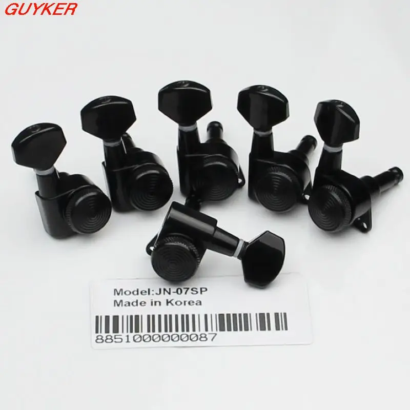 

Black Guitar Locking Tuners JN-07SP Lock Guitar Tuning Pegs Tuner Machine Heads