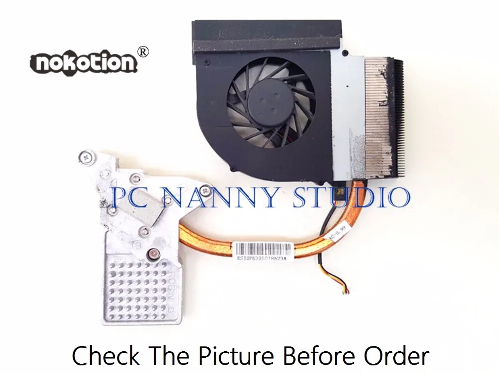 NOKOTION FOR Pavilion G61 G71 CQ61 CQ71 532605-001 Cooling Fan &amp Heatsink Assembly Radiator Cooler WORKING | Компьютеры и офис
