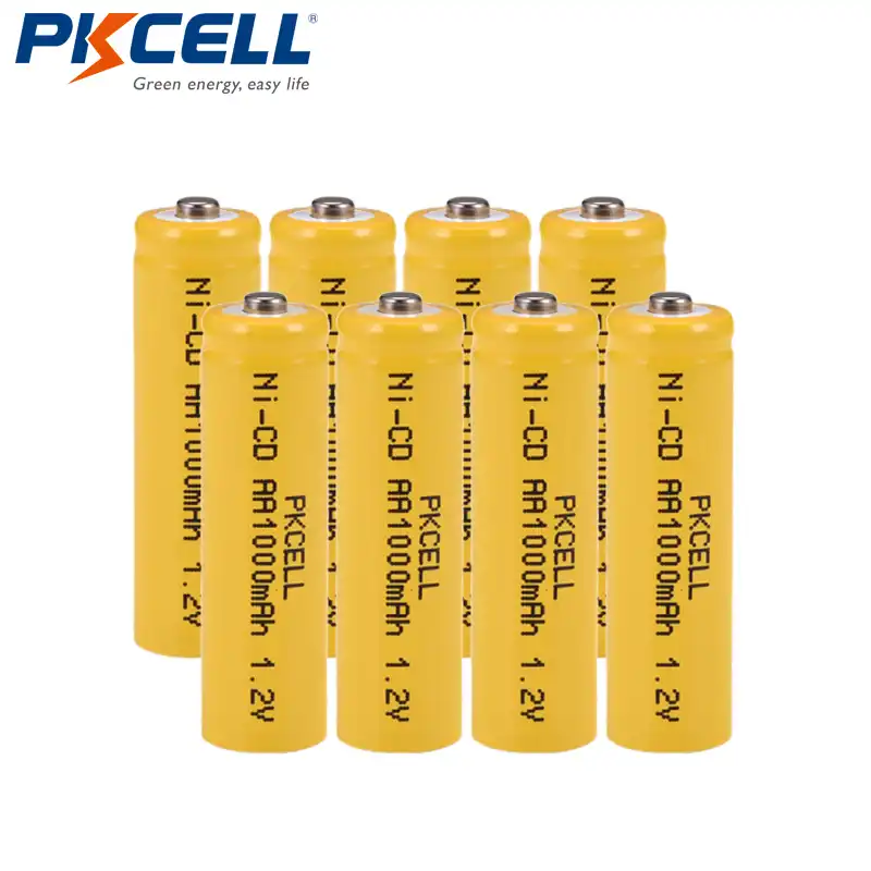 PKCELL 12pcs/lot NiCd AAA 3A 400mAh 1.2V Ni CD Rechargeable Battery