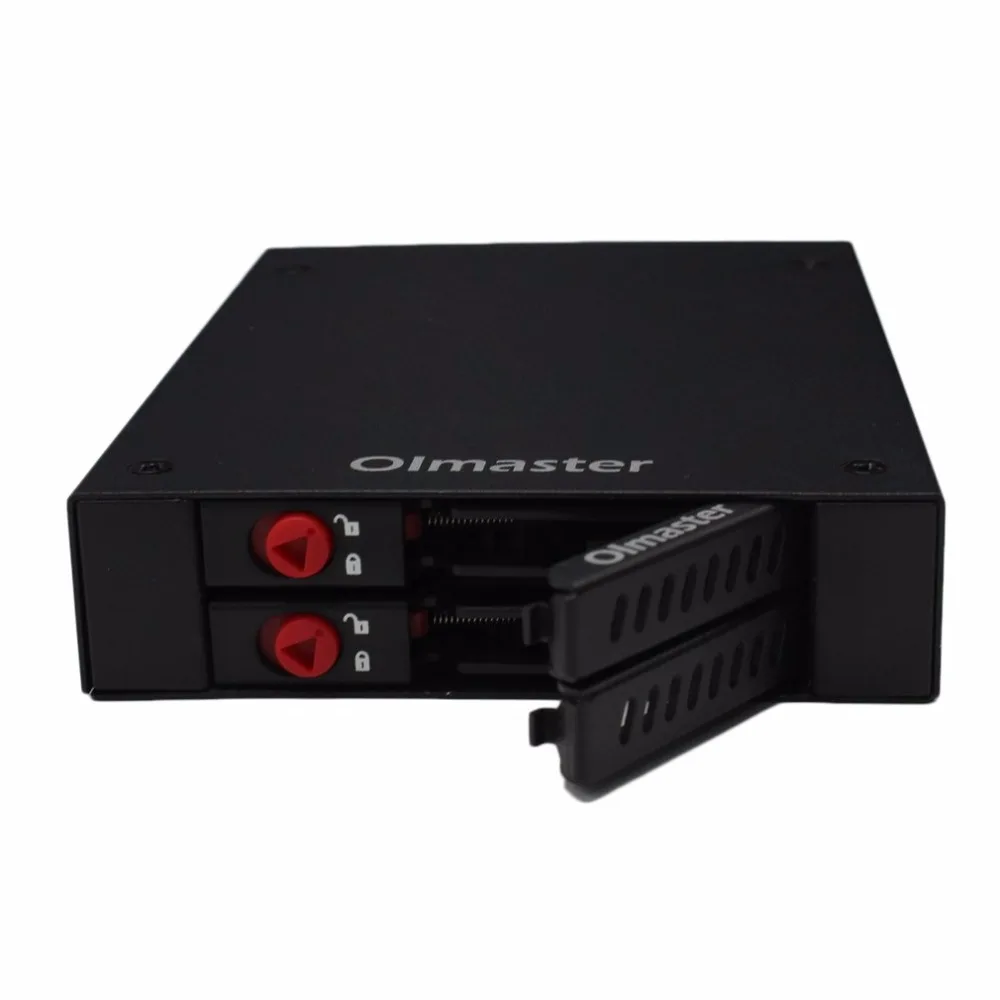 

Olmaster Dual Slot Metal Structure HDD Case HDD Enclosure Tool 6Gbps for 2.5 Inch SATA SSD Hard Drive