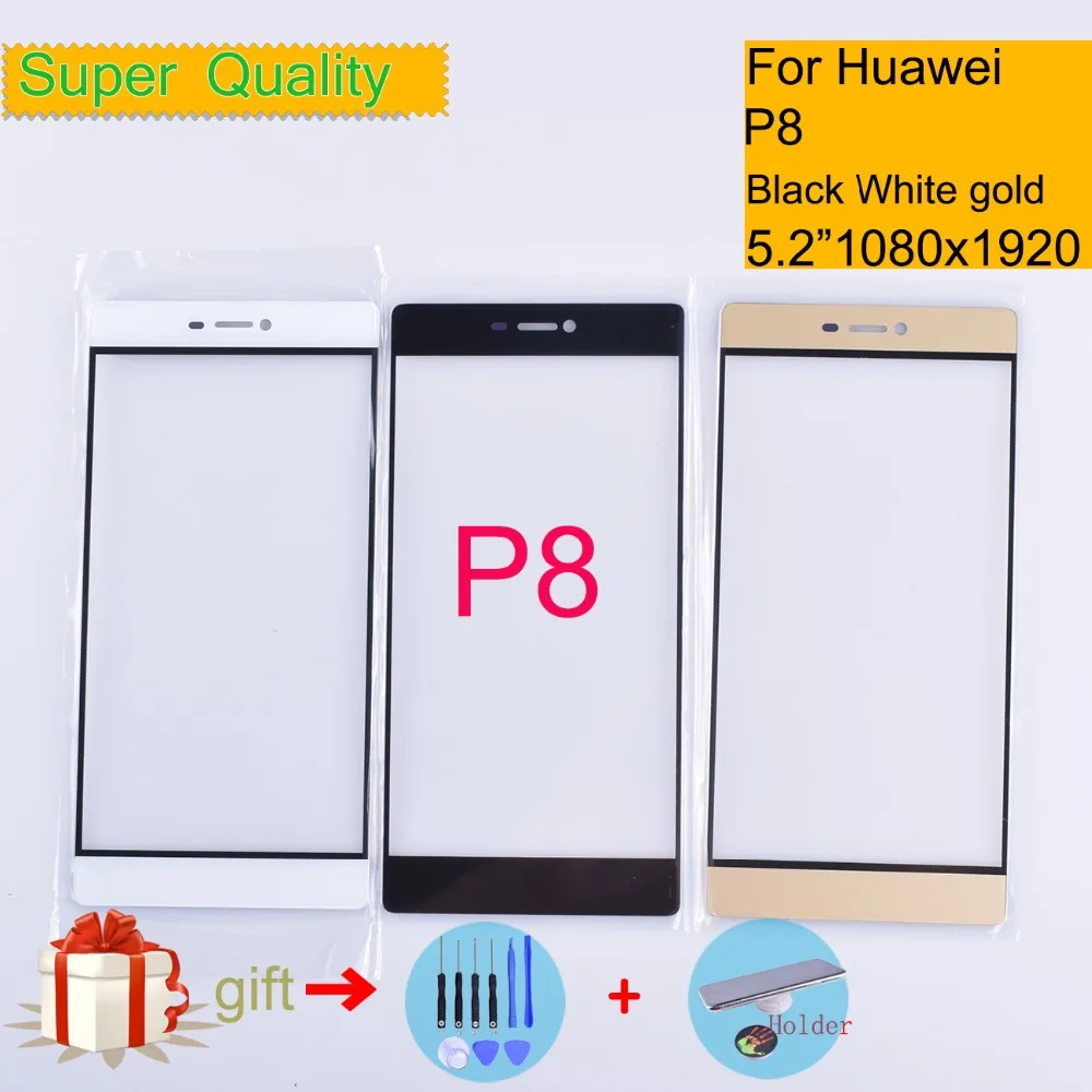 

5.2" For Huawei P8 GRA-UL00 GRA-L09 Touch Screen Touch Panel Sensor Digitizer Front Glass Outer LCD LENS P8 Replacement