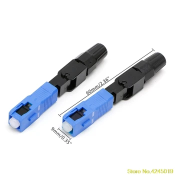 

High Quality New 100PCS SC Optic Fiber Quick Cold FTTH SC Single Mode UPC Fast Connector