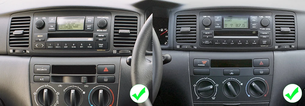 For Toyota Corolla 2004~2007 2 DIN Car Android 9 GPS Naviation Multimedia system Bluetooth Radio Amplifier 10