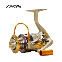 Катушка спиннинга yumoshi 10BB спиннинговая рокер с металлической ручкой MC1000-7000 Передаточное число 5,5: 1 Алюминиевый Сплав ABS