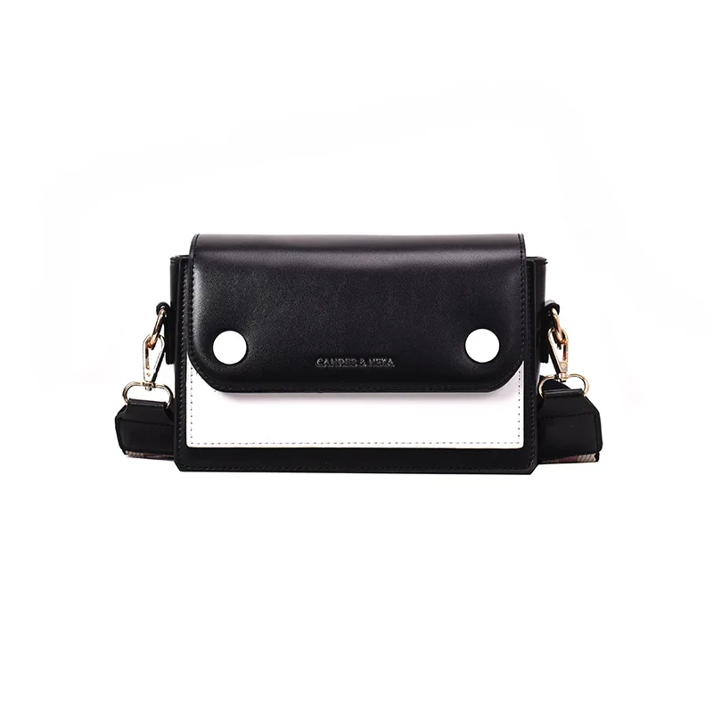

Hot British Fashion Simple Small Square Bag Women's Designer Handbag High quality PU Leather Chains Mobile Phone Shoulder bags