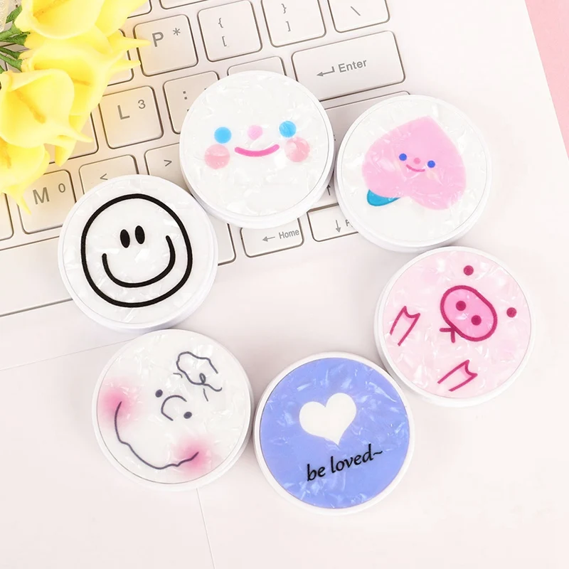 

Cute Cartoon Universal Expanding Stand and Grip Finger Ring Holder Mobile Phone Folding bracket For iPhone 8 7 X XR XS MAX
