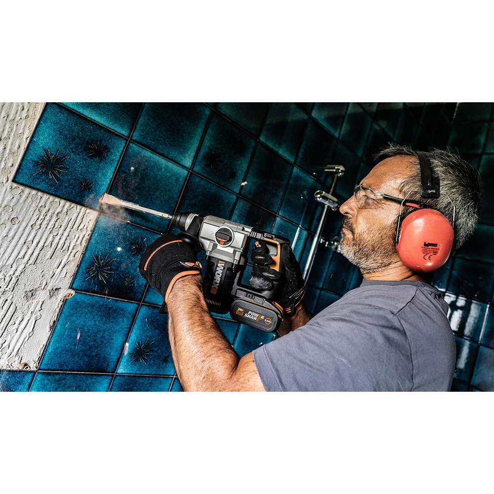Electric Drill WORX WX392.9 Perforator Perforators electric impact Hammer Hammers Power Tools battery ► Photo 2/5